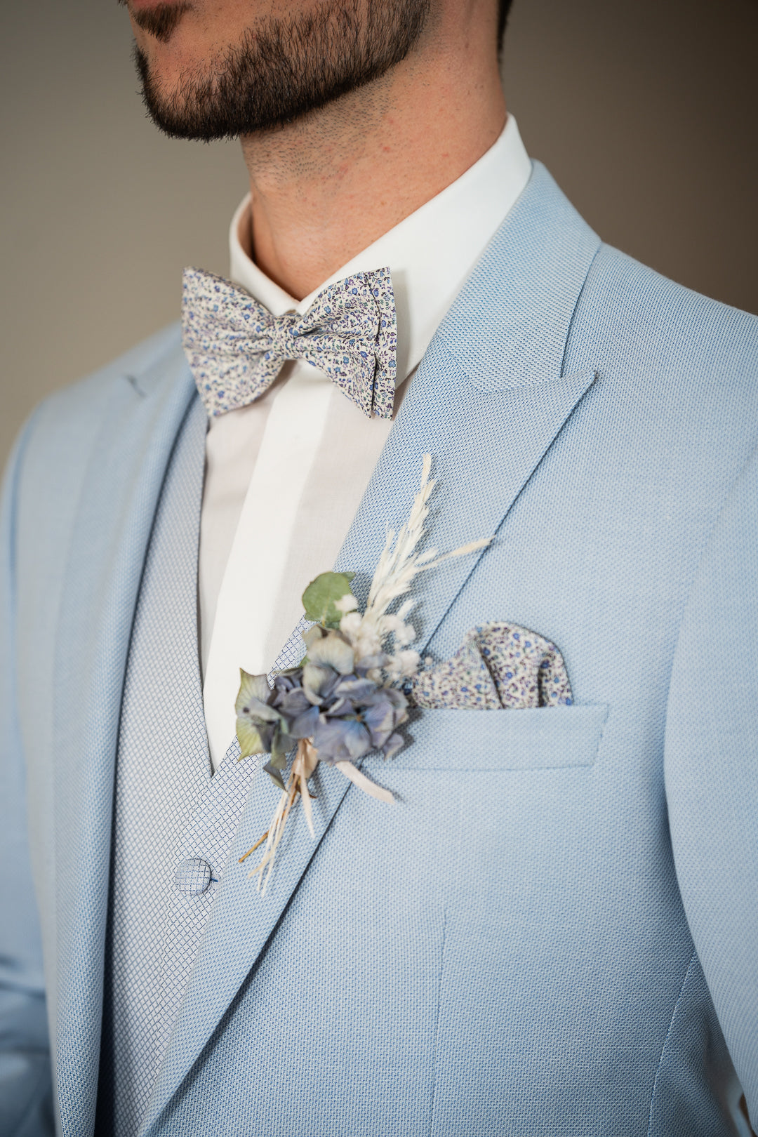 Costume bleu SILVIO