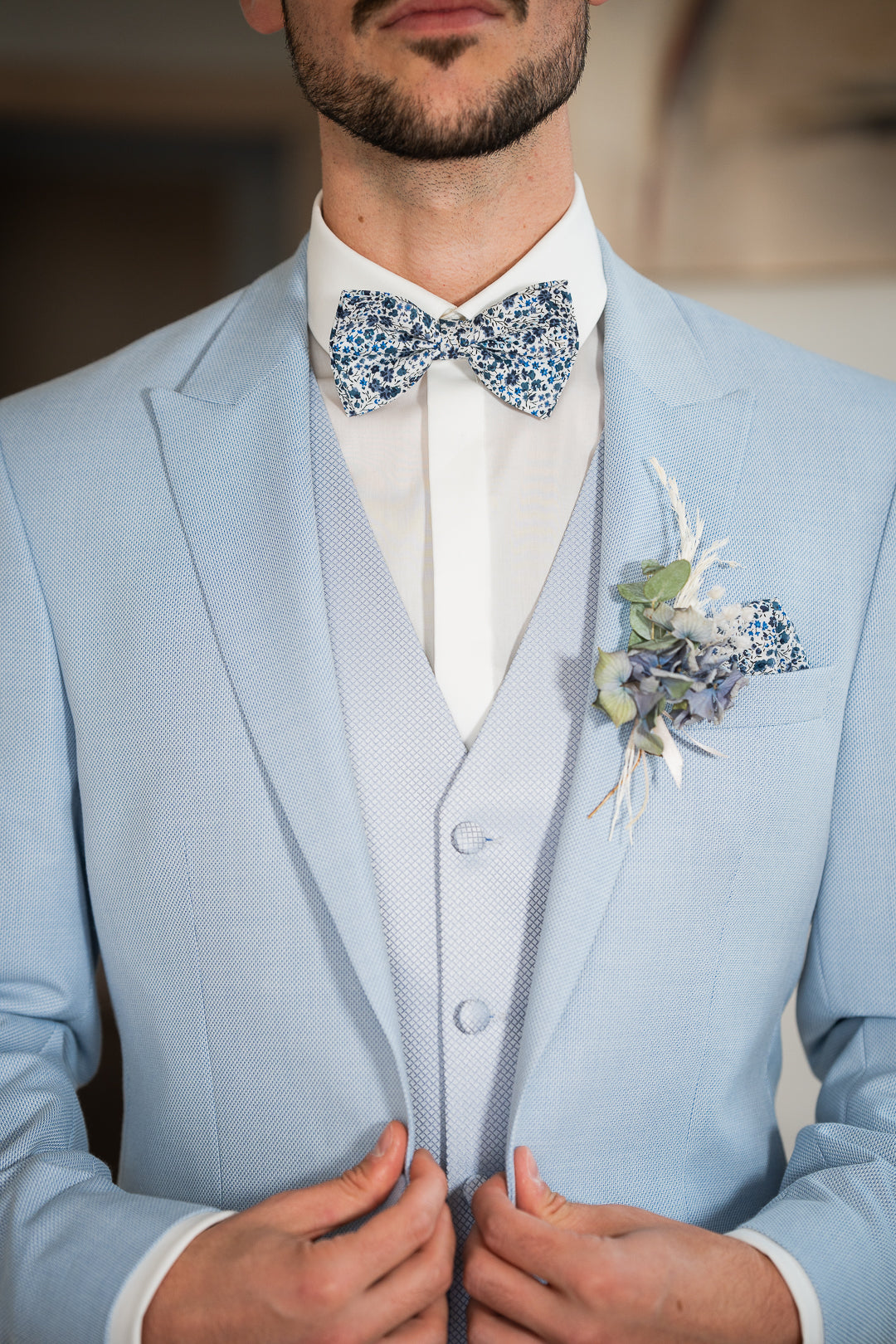 Costume bleu SILVIO