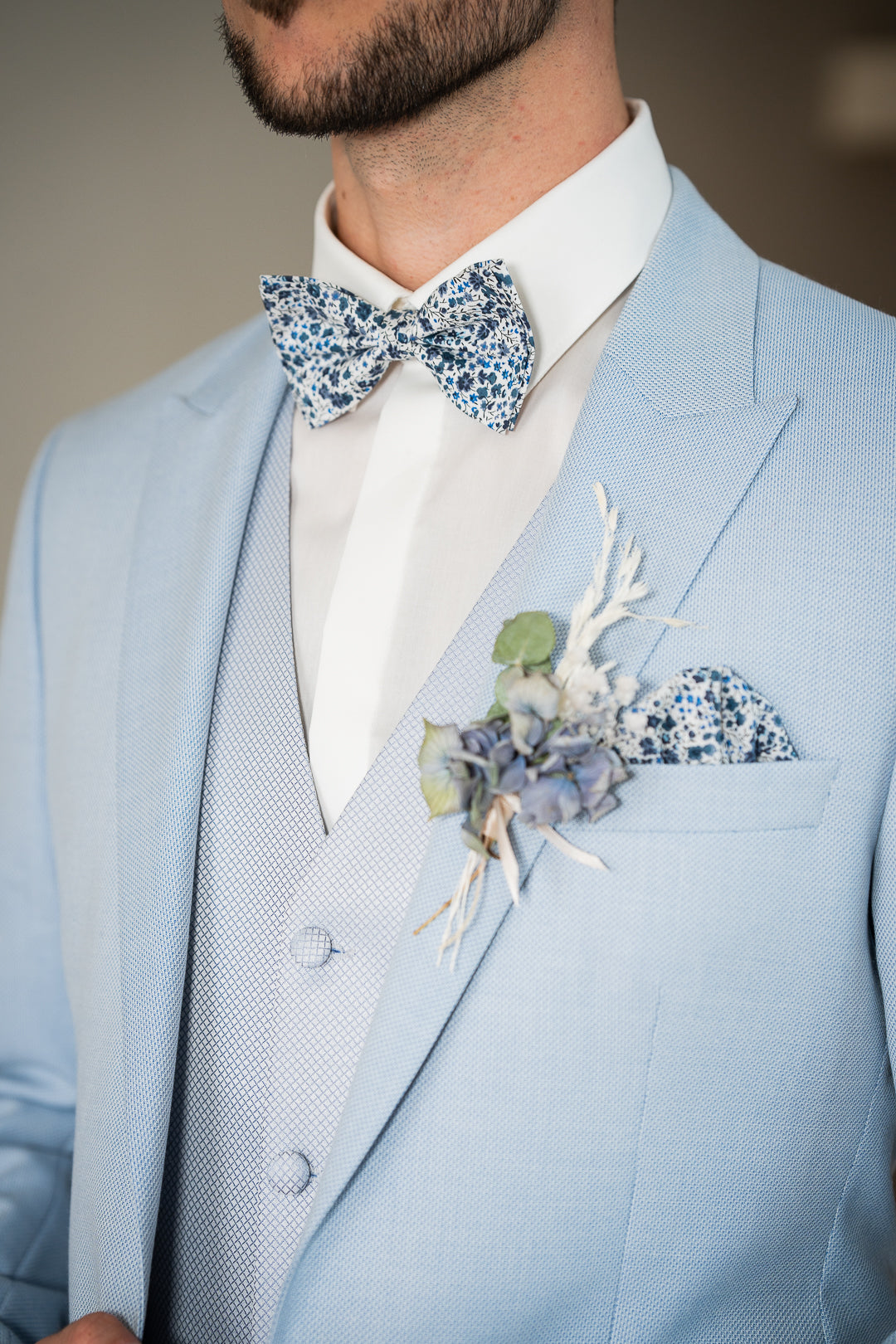 Costume bleu SILVIO