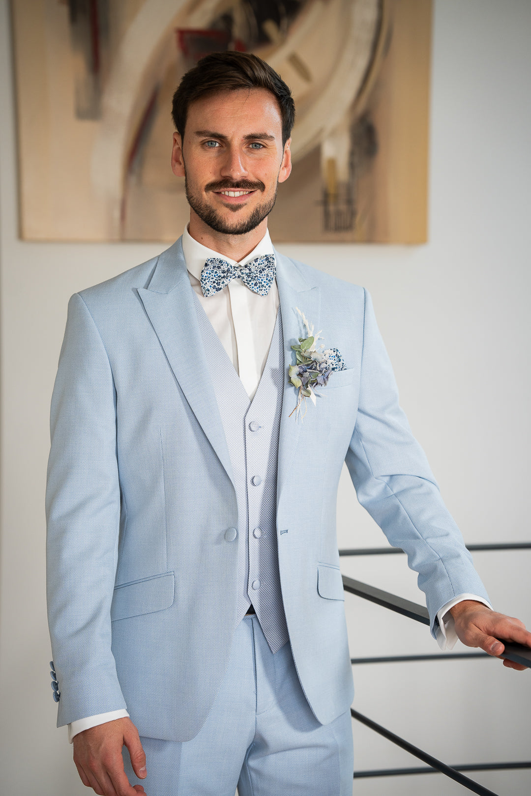 Costume bleu SILVIO