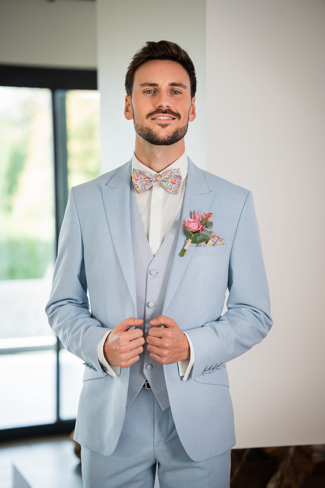 Costume bleu SILVIO