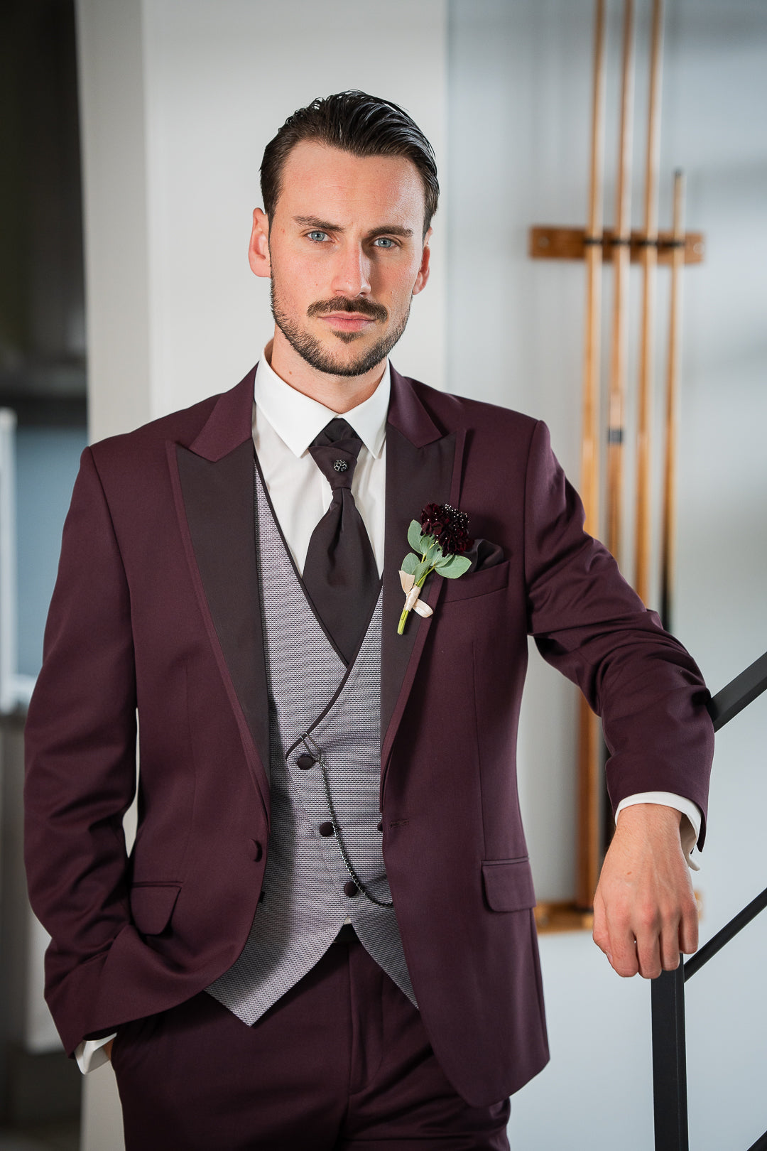 Costume bordeaux BASTIAN