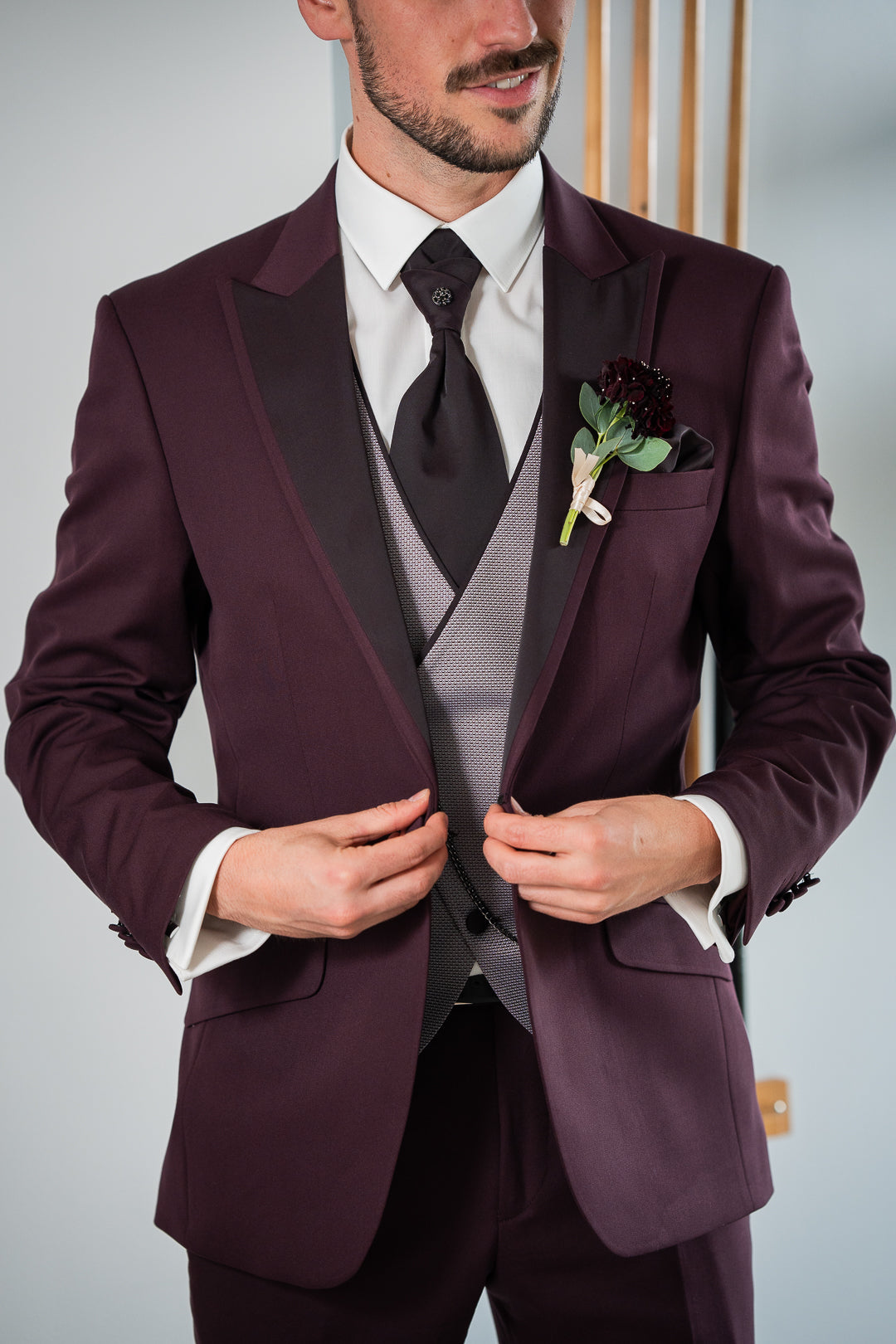 Costume bordeaux BASTIAN