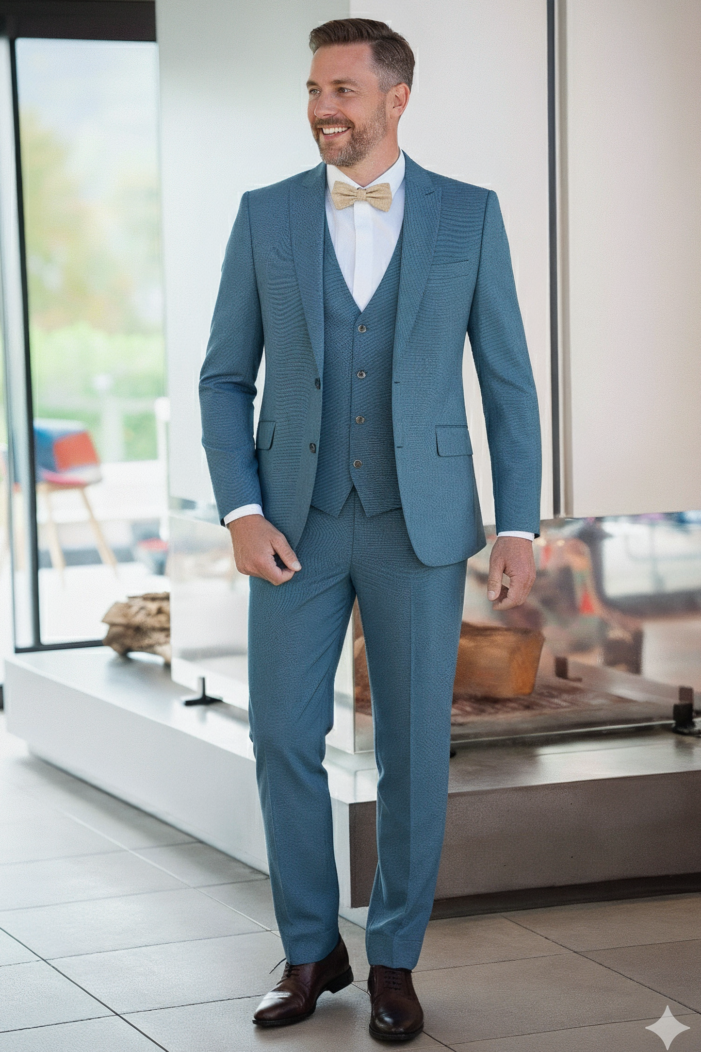 Costume Bleu Canard Simon