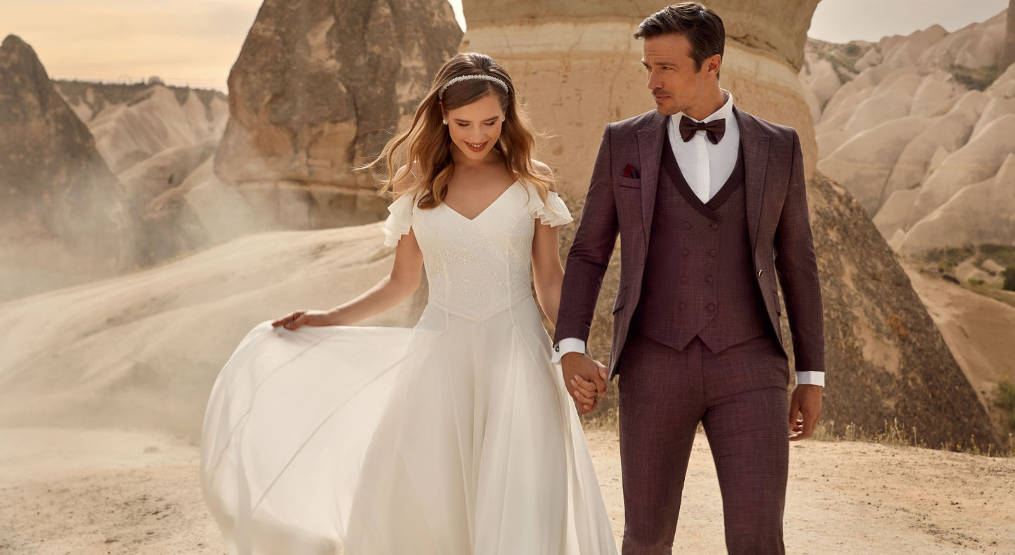 Costume bordeaux ENZO